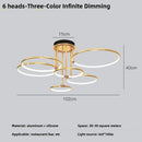 Modern Minimalist Axyaa LED Pendant Lamp for Living Room Bedroom Dining Room Chandelier