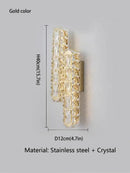 Luxury LED Wall Sconces by Axyaa for Modern Indoor Room Decor