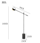 Axyaa Metal LED Floor Lamp for Modern Minimalist Home Decor