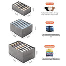Axyaa Jeans Underwear Socks Pants Drawer Closet Organizer Cabinet Storage Box