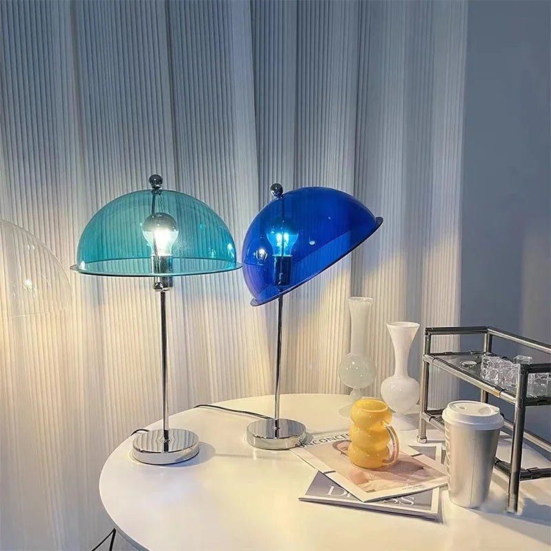Axyaa Nordic Mushroom Floor Lamp for Retro Bauhaus Living Room