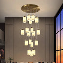 Axyaa LED Pendant Chandeliers for Modern Living and Dining Rooms