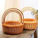 Axyaa Handwoven Bread Storage Basket: 9 Styles, Multi-functional Organizer & Fruit Tray