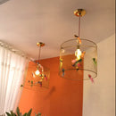 Axyaa Nordic Birdcage Chandelier Pendant Lamp for Creative Clothing Store & Restaurant Tables