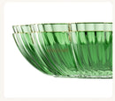 Axyaa Crystal Fruit Tray Set for Elegant Living Room Decor