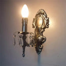 Axyaa European Crystal Wall Sconce Art Decor Candle Light Fixture