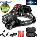 Axya LED Headlamp: Rechargeable, Waterproof, Zoomable Headlight for Camping & Hiking