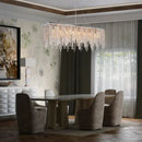 Axyaa Crystal LED Chandelier: Nordic Modern Luxury Lighting