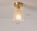 Axyaa Modern Glass Shade Ceiling Lights with E27 Holder