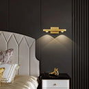 Axyaa Copper Wall Lamp Living Room Bedroom Mirror Headlight Modern Hotel Background Decor