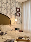 Axya Retro French American Designer Bedside Table Lamp