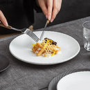 Axyaa Spiral Pattern Ceramic Plate Set, Molecular Cuisine Restaurant Tableware