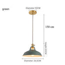 Axyaa Vintage Metal Pendant Light Adjustable Hanging Lamp for Kitchen Island.