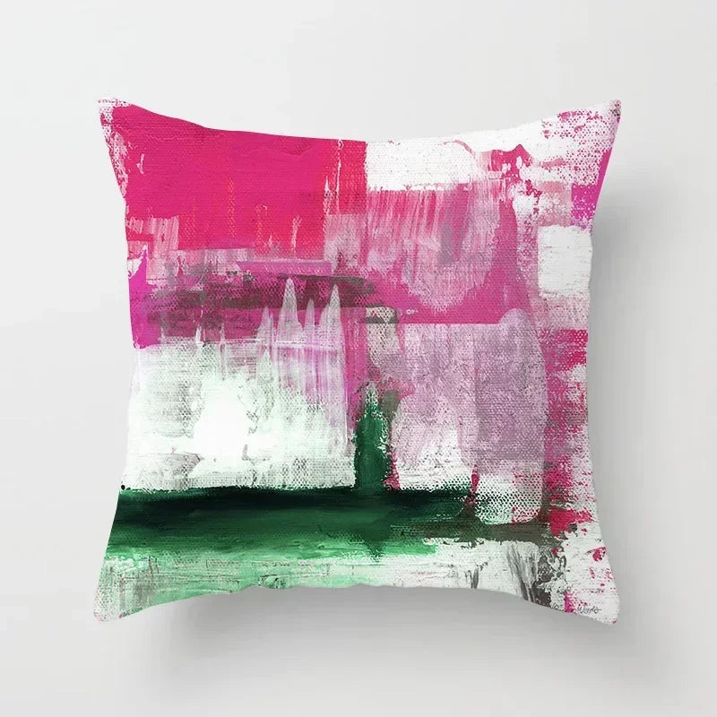 Nordic Abstract Velvet Pillow Cover by Axyaa - Simple & Chic