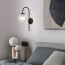 Axyaa Glass Ball LED Wall Lamp for Modern Interior Lighting