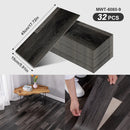 Axyaa Wood Grain Self-Adhesive Floor Strips: Peelable & Sticky for Living Room, Bedroom