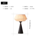 Axyaa Minimalist Solid Wood Table Lamp for Home Decor