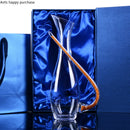 Axya Crystal Glass Wine Decanter Pitcher Flagon Dispenser - Barware for Wine Accessories.