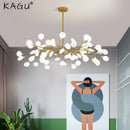 Luxurious Firefly LED Chandelier by Axyaa - Modern Nordic Home Lighting