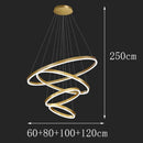 Axyaa Crystal Chandelier: Modern LED Ceiling Light for Living Room