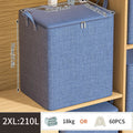 Axyaa Quilt Storage Bag with Lid & Handle - Moisture-Proof Organizer