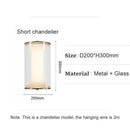 Axyaa Modern Glass LED Suspension Lamp for Restaurants, Bars, Hotels, and Dining Tables