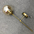Nordic Brass Wall Lamp for Bedroom and Bathroom by Axyaa