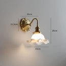 Axyaa Frosted Glass LED Wall Sconce Indoor Lighting Bedroom Living Room Wandlamp