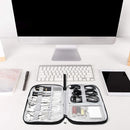 Axyaa Travel Electronics Organizer Bag - Cable Storage Holder and Accessory Case