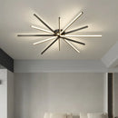 Axyaa Copper Gold LED Ceiling Lamp for Living Room Bedroom Study Lighting