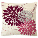 Axyaa Hydrangea Dandelion Cushion Cover: Home Car Sofa Decor Pillow Case