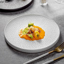 Axya Ceramic Dinner Plate: Creative & Stylish Steak Dessert Snack Tableware