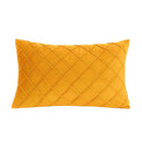 Yellow Soft Pillow Cover for Living Room Sofa Decor by Axyaa - Rectangular Chic Cushion Case