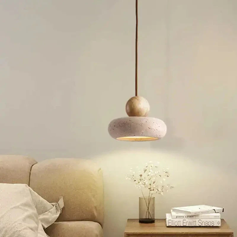 Axyaa Agate Stone Pendant Light for Bedroom or Restaurant