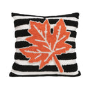 Axyaa Geometric Pumpkin Embroidered Pillow Cover - Halloween & Thanksgiving Décor