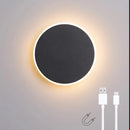 Axyaa LED Wall Lamp: Battery Charging, Touch Switch, 3 Brightness Levels