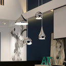 Axyaa Modern Plating Pendant Lights Chandeliers for Dining Room Kitchen Bedroom