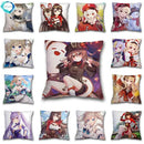 Axyaa Genshin Impact Character Pillow Cases Set for Home Decor