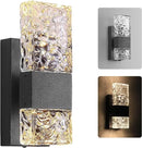 Axyaa Outdoor Dusk to Dawn Wall Sconce - LED Waterproof Porch Light Fixture