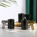 Axya Ceramic Pistol Mug Set for Breakfast Tea and Coffee
