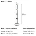 Axyaa Nordic Glass Floor Lamp Bamboo Joint Led Table Lamps