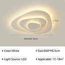 Axyaa Nordic LED Ceiling Light: Minimalist Modern Design Geometric Master Bedroom Light
