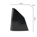 Axyaa Silver Trapezoidal Metal Vase for Home Decoration