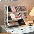 Axyaa Acrylic Makeup Organizer Rack for Eyeshadow Palettes, Lipsticks, and Cosmetics