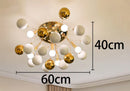 Axyaa Staircase Chandeliers Modern LED Pendant Light for Living Room