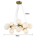 Axyaa LED Pendant Light Chandeliers for Modern Living and Dining Room Lighting