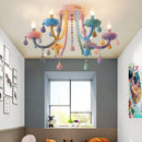 Axyaa Princess Macaron LED Chandelier for Children's Bedroom