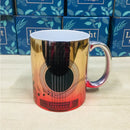 Metallic Guitar Pattern Mug by Axyaa: Rock Band Enthusiasts' Home Coffee Cup