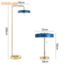 Blue Axyaa Table Lamp for Modern Home Decor Lighting