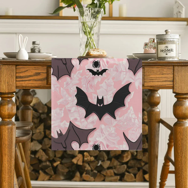 Halloween Spider Table Runner by Axyaa for Home Dining and Party Decor